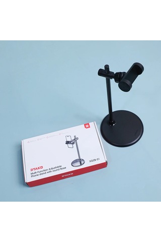 Rtako Xgzb-01 Çok Fonksiyonlu Ayarlanabilir Telefon Standı Gri Gri