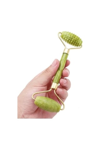 Yeşim Taşı Face Roller Ve Yeşim Kalp Gua Sha 2'li Set