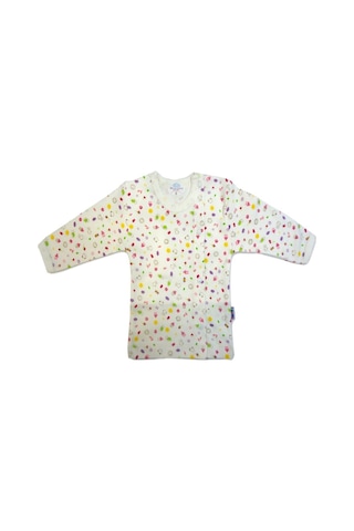Sema Bebe Bebek Pijama Takımı 0-3 Ay - Krem Beyaz