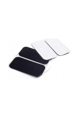 Tens Pedi Elektrodu 5X9 Cm Dikdörtgen 4'Lü 3 Paket (Pakette 12 Adet) Tens Elektrodu 5X9 Çok Renkli