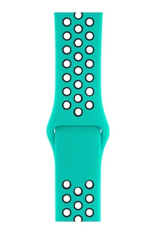 Apple Uyumlu Watch 38 40mm Silikon Kayış Turkuaz/siyah