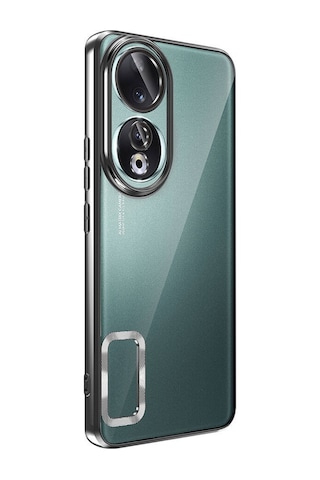 Zore Honor 90 Kılıf Kamera Korumalı Logo Gösteren Omega Kapak - Rose Gold Rose Gold