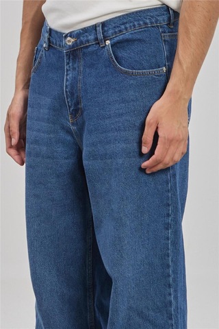 Barrels And Oıl Erkek Relaxed Fit Jean Pantolon - Mavi Mavi