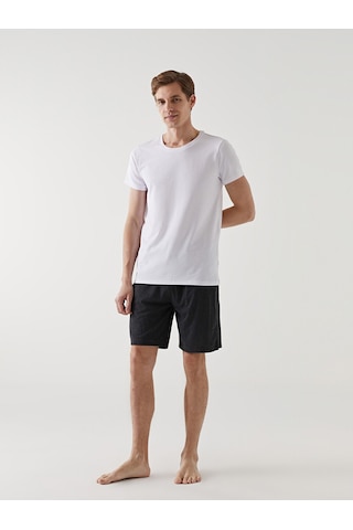 Lc Waikiki Lc Waıkıkı Antrasit Slim Fit Erkek Pijama Alt Şort