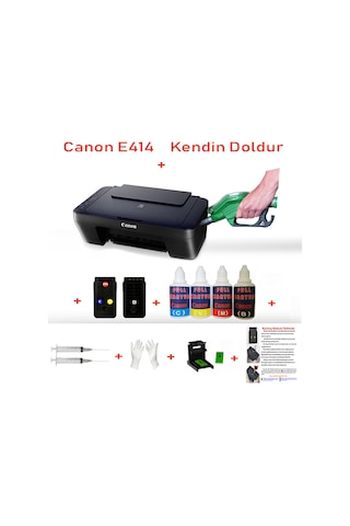 Canon E414 Kolay Dolum Kartuşlu Yazıcı Canon E414 Kolay Dolum Kartuşlu Yazıcı
