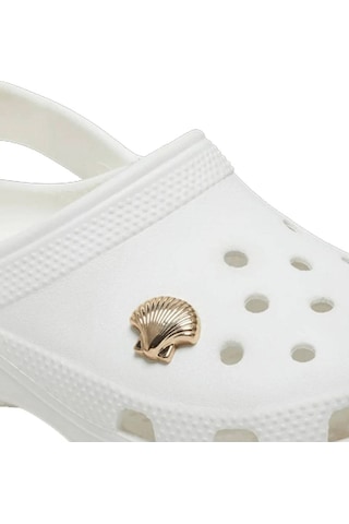 Crocs Jibbitz Gold Shell Charm Karışık-Çok Renkli