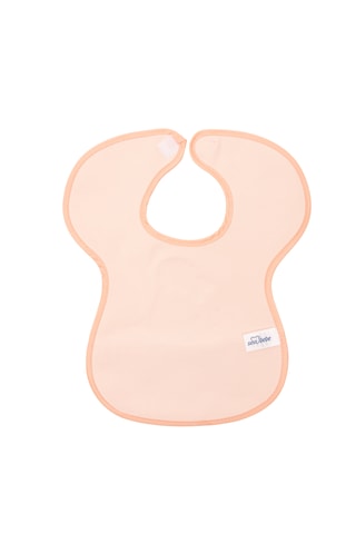 Sevi Bebe Cırtlı Muşamba Önlük Mutlu Tavşan Art 22-183 Somon