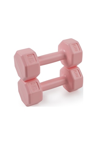 Psspor 2 Adet 2kg Pembe Renk Dambıl Seti 2 Adet 2kg Gönderim Yapılmaktadır