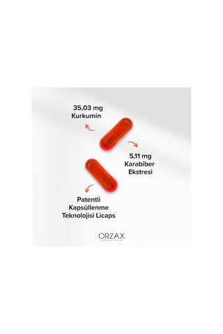 Curcumin Ve Karabiber Ekstresi İçeren 30 Kapsül
