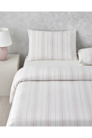 English Home Crystal Vibe İpliği Boyalı Çift Kişilik Çarşaflı Nevresim Takımı 200x220 Cm Pembe Pembe