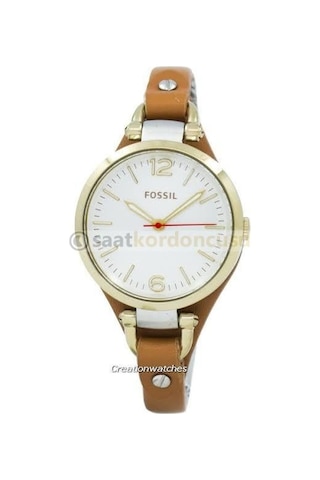 Fossil Es3565 Uyumlu Kahverenk Deri Kordon