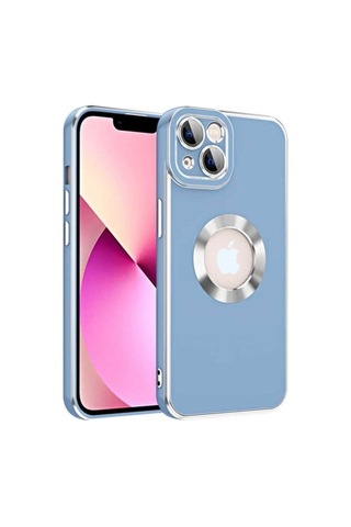 Apple Uyumlu iPhone 14 Plus Kılıf Zore Kongo Kapak Mavi
