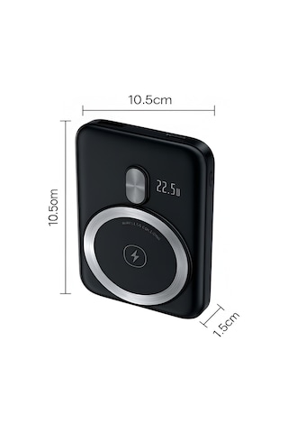 Acl PW103 5000 mAh 22.5 W Kablosuz Taşınabilir Hızlı Şarj Powerbank