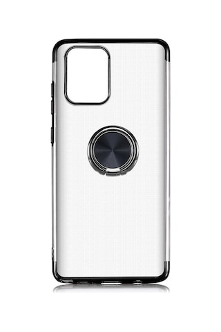 Galaxy A91 (S10 Lite) Kilif Gess Kenarlari Renkli Yüzük Aparatli 492708478