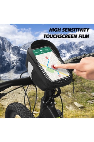 Padalink "pratik Bisiklet Çantası - Gece Görünürlüğü, Telefon Tutucu Ve Su Geçirmez" Çok Renkli