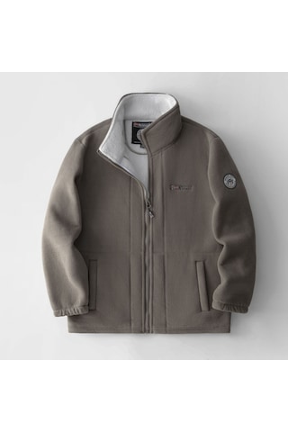 Erkek Sonbahar Ve Kış Sıcak Rahat Bol Büyük Beden Ceket Haki