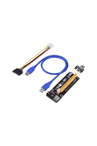 Pcı Express To Pcıe Adaptör Set 1X To 16X Usb 3.0 Bitcoin Mining