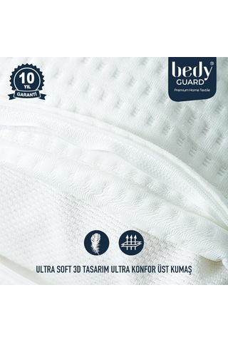 Lexroo Ultra Soft Sıvı Geçirmez Yastık Koruyucu Alez 2 Adet Çok Renkli