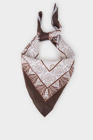Defacto Kadın Mardin Temalı Fular F5212axnsbn207 Kahve