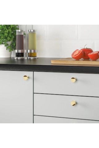Ikea Bagganäs 2'li Mobilya Kulpu 21 Mm Altın