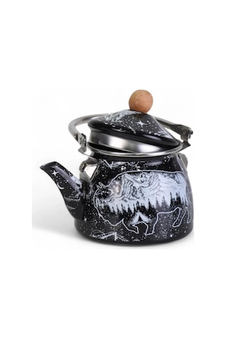 Buffalo Emaye Demlik Kettle Küçük 1.1 Lt Çok Renkli