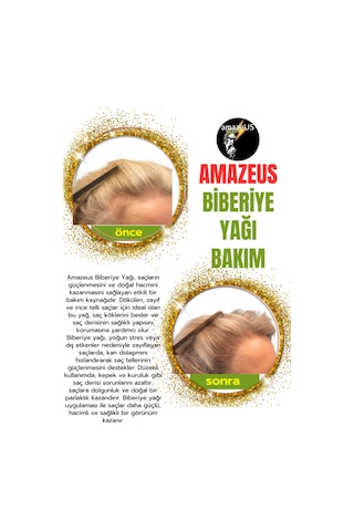 Amazeus Biberiye Yağı %100 Saf Ve Doğal Besleyici Etki 20 Ml / 0.7 Fl Oz