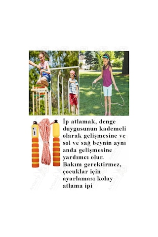 Atlama İpi Ayarlanabilir Sayaçlı 3 Adet Ayarlı Göstergeli Atlama İpi Evde Spor İpi Sünger Tutamaçlı Antreman Egzersiz