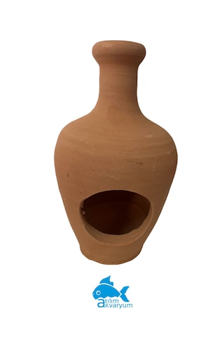 Atılım Akvaryum Delikli Anfora Akvaryum Yavruluğu Akvaryum Dekoru 22 CM