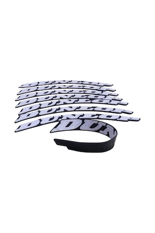 Lastik Yanak Yazısı Dunlop Beyaz 3d + Yapışkan - Lnsmoto