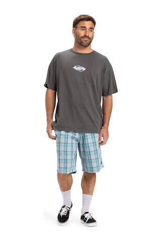 Quiksilver Eqyzt08021-krp0 Gh Qs Global Heat Ss Erkek Spor Tişört Gri