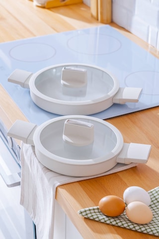 Acar Ultimate Pro Silikon Kapaklı 2'li Sahan Set Beyaz