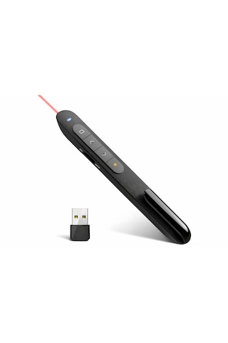 Kablosuz Sunum Kumandası Presenter 2.4ghz Usb Powerpoint, Pdf, Slayt Clicker