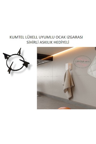 Kumtel Luxell Cam Ocak Uyumlu Ocak Izgarası