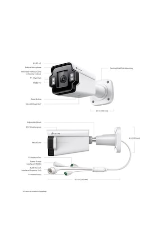 Tp-lınk Vıgı Insıght S345zı 4mp 2.7-13.5mm 60mt Ir Ik10 Kamera