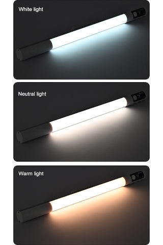 Yunboo Siyah Aluminyum Usb Şarjlı Manyetik Dolap Işığı - 3 Renk Tonu Soğuk/orta/sıcak Beyaz - 4 Seviye Parlaklık - Gündüz/gece Sensörü - Sürekli Açık Modu Diğer