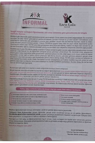 Kpss Türkçenin Kara Kutusu Anlam Bilgisi (SÖZCÜK-CÜMLE) D.çözümlü Konu Özetli Soru Bankası
