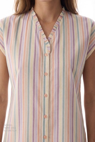Penti Renkli Sweet Day Çizgili Pamuklu Şortlu Pijama Takımı