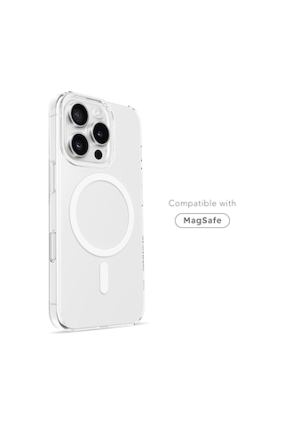 Vonmahlen Apple Uyumlu iPhone 16 Pro Max Şeffaf Sert Pc Magsafe Kılıf