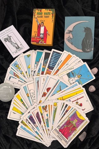 Dükkan Design 78 Kartlı Klasik Tarot Destesi Kitapçıklı