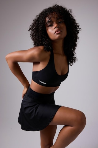 Hıghrıse Flexflow Yüksek Bel Tenis Spor & Aktif Yaşam Etek-şort Skort -2743 Siyah