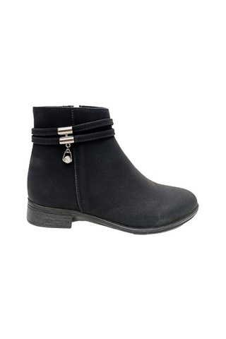 Sdf 079 Yağlı Deri Trend Fashion Kadın Bot Siyah