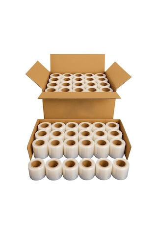 17 Micron 10 Cm Dilimli Streç Cam Duşakabin Streci - 30 Adet