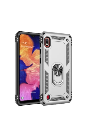 Samsung Galaxy Uyumlu A10 Kilif Sofya Yüzüklü Standli Silikon Kilif 478324700