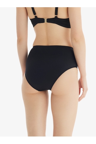 Kadın Yüksek Bel Bikini Altı 10730 - Siyah Siyah