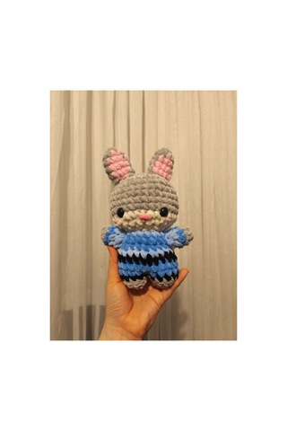 Nick & Judy El Yapımı Amigurumi Anahtarlık Örgü Peluş Figür