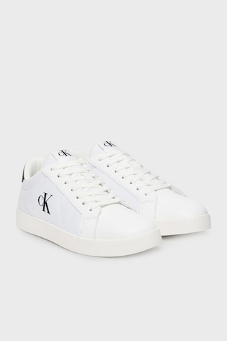 Calvin Klein Erkek Ayakkabı Ym0ym01213 01w Beyaz-siyah Beyaz-siyah