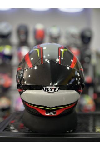 Kyt NZ-Race +1 Siyah Vizör Motosiklet Kaskı Kırmızı