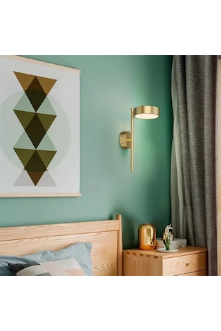 Simaavize Modern Copper Led Aplik Altın