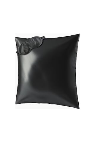 Aılorıa Beauty Sleep Seti, 100% Dut Ipeği Yastık Kılıfı 80x80 Ve Göz Maskesi Siyah