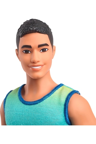 Barbie Fashionistas Ken Bebek No. 236 Siyah Saçlı, Mavi-yeşil Omb